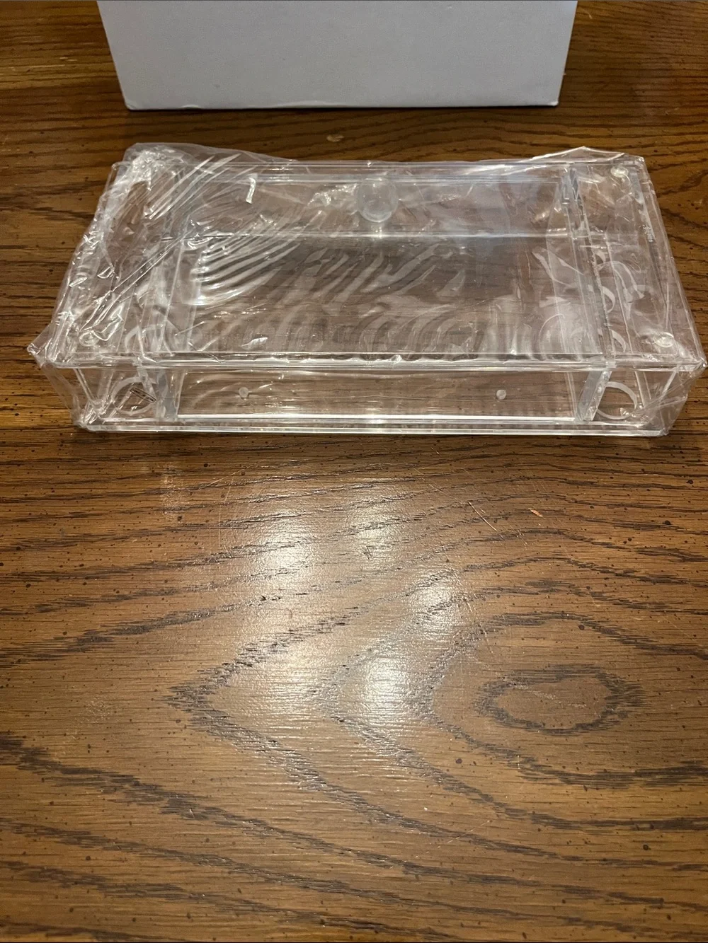 Clear Acrylic Makeup Organizer with Mirror, new